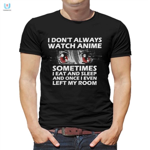 Quirky Anime Shirt I Left My Room Once fashionwaveus 1