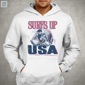 Ride The Waves In Style Funny Surfs Up Usa Shirt fashionwaveus 1 2