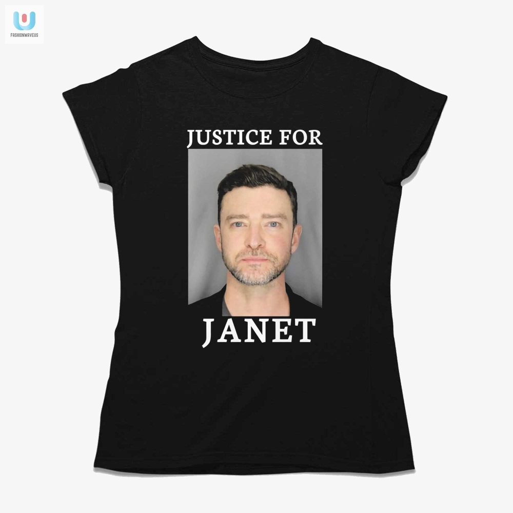 Funny Justice For Janet Justin Timberlake Mugshot Tee