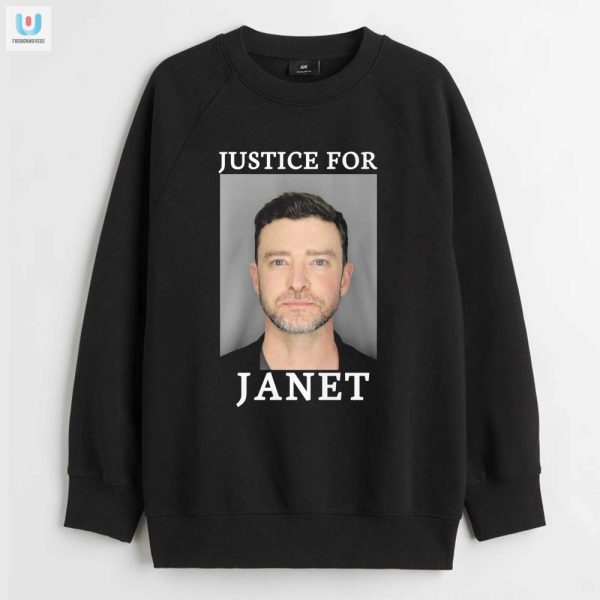 Funny Justice For Janet Justin Timberlake Mugshot Tee fashionwaveus 1 3