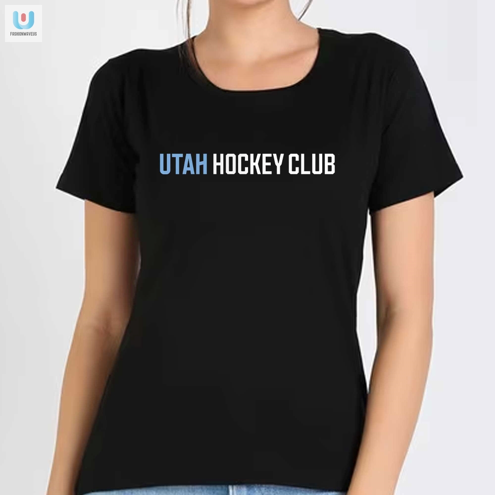 Score Big Laughs Utah Hockey Club Fanatic Tee