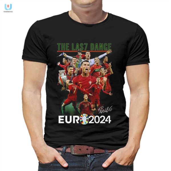 Score Big Laughs With The Ronaldo Las7 Dance Euro 2024 Tee fashionwaveus 1
