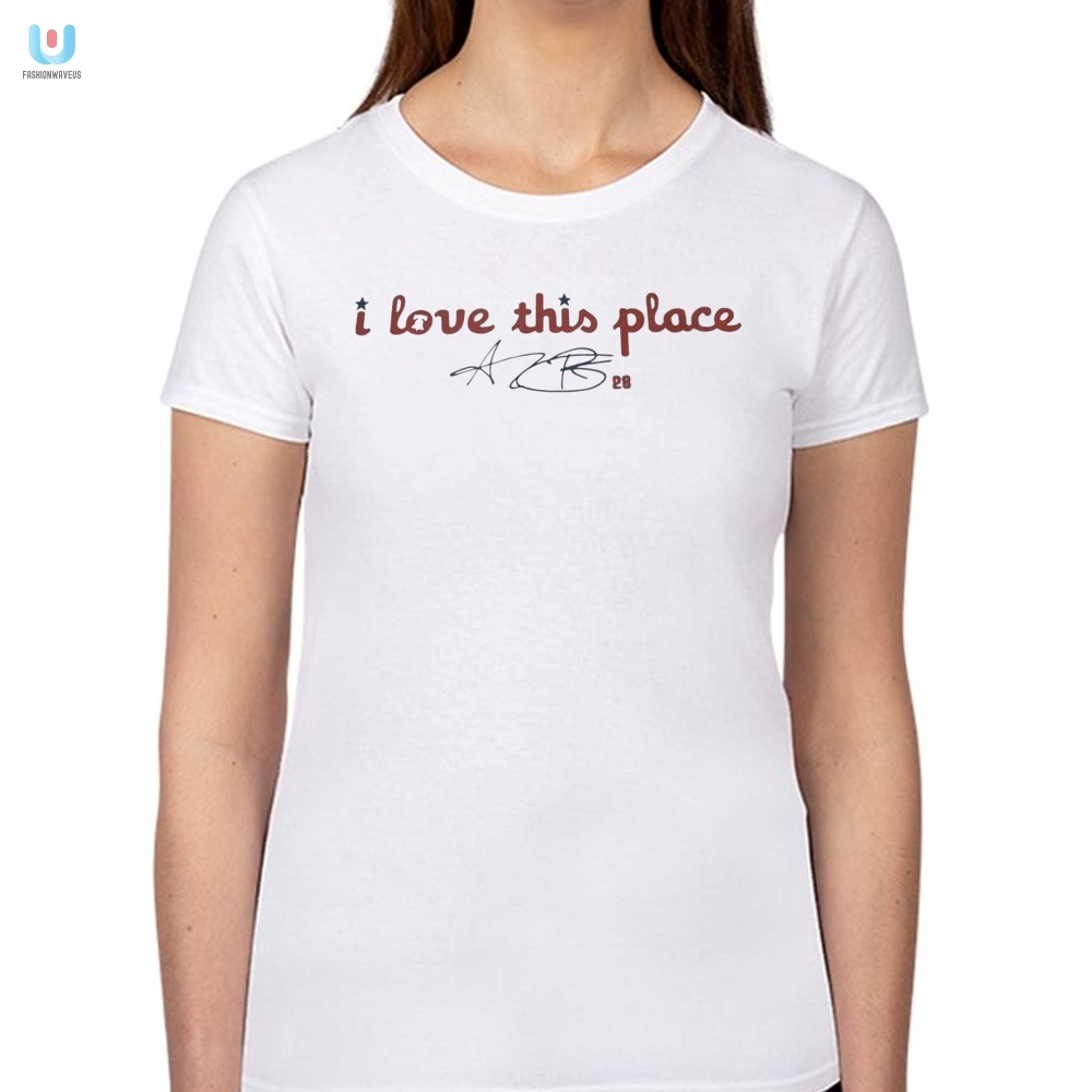 Witty Cristopher Sanchez I Love This Place Tee  Stand Out