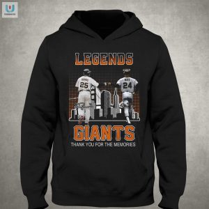 Lol Giants Legends Bonds Mays Memory Tshirt fashionwaveus 1 2