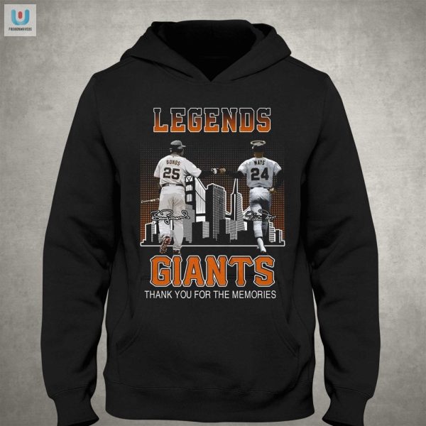 Lol Giants Legends Bonds Mays Memory Tshirt fashionwaveus 1 2