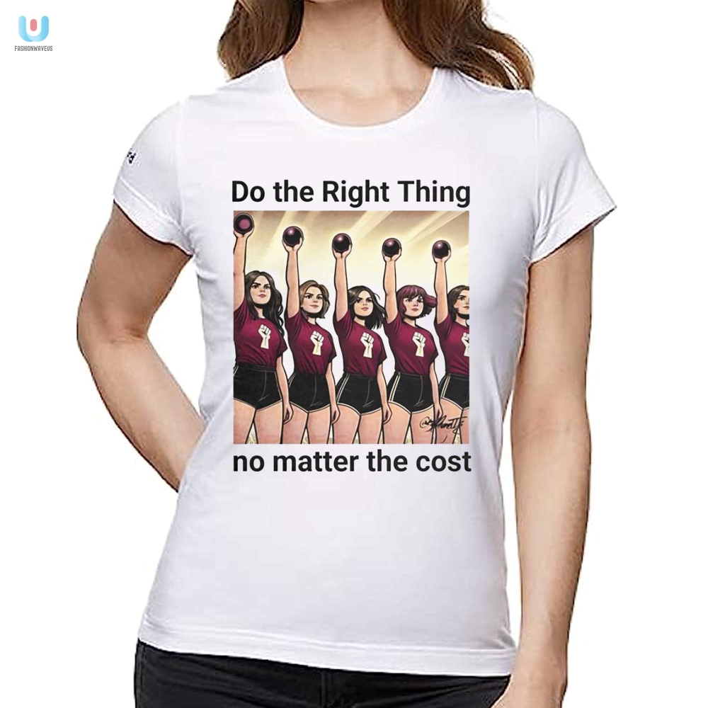 Funny Do The Right Thing Shirt  Quirky  Unique Design