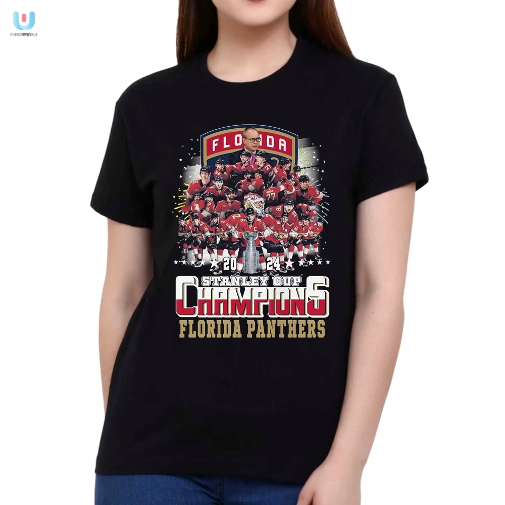 2024 Champs Florida Panthers Tshirt Purrfect Win