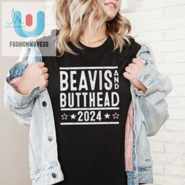 Vote For Beavis Butthead 2024 Election Shirt Hilarious Tee fashionwaveus 1