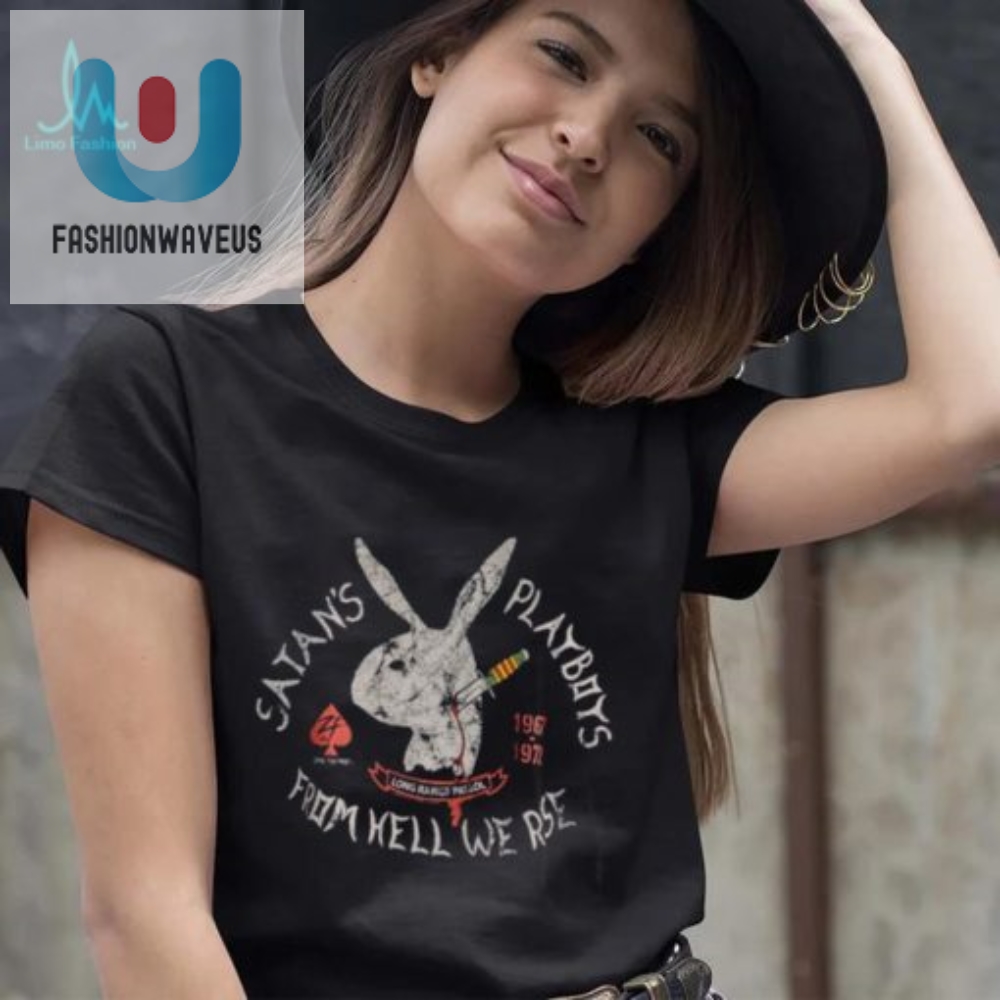 Unique  Funny Satans Playboy Tee  Stand Out In Style