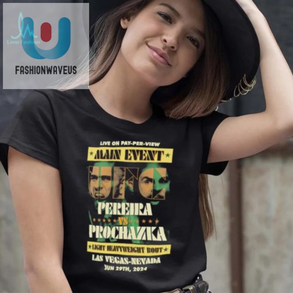 Get Punched In Style Ufc 303 Pereira Vs Prochazka Shirt
