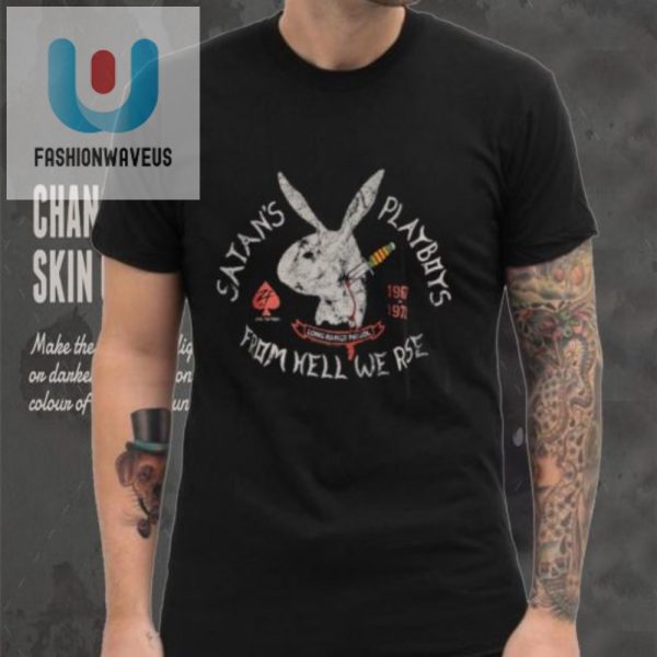 Get Playfully Sinful With Satans Playboy Tee A Devilish Laugh fashionwaveus 1 3