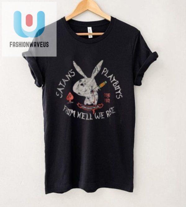 Get Playfully Sinful With Satans Playboy Tee A Devilish Laugh fashionwaveus 1 4