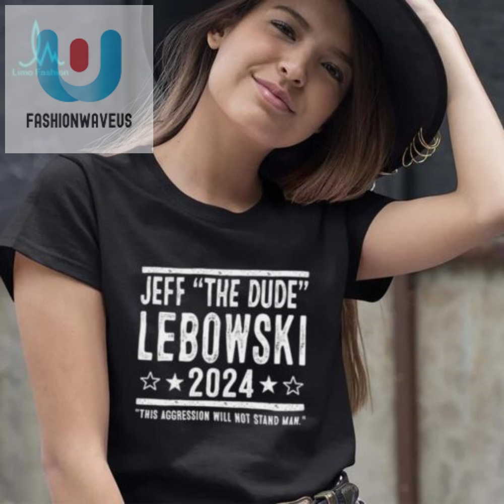 Vote Jeff Lebowski 2024 Funny Election Shirt For Dudes