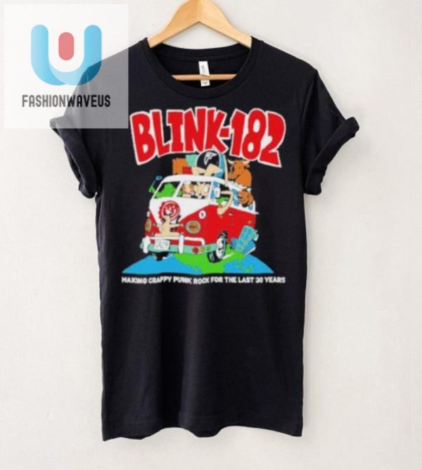 Rock 30 Years Of Crappy Punk With Blink 182 Funny Shirt fashionwaveus 1 4