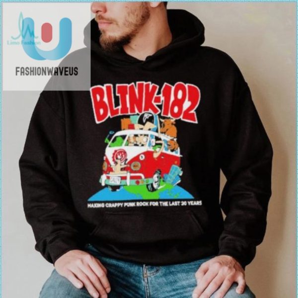 Rock 30 Years Of Crappy Punk With Blink 182 Funny Shirt fashionwaveus 1 5