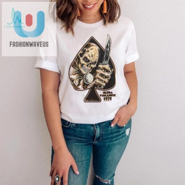 Get A Laugh With Our Unique Ultra Violence Tee fashionwaveus 1 2