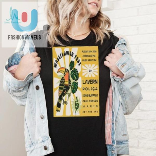 Get Your Wallflower Fest 2024 Poster Tee Laugh In Style fashionwaveus 1