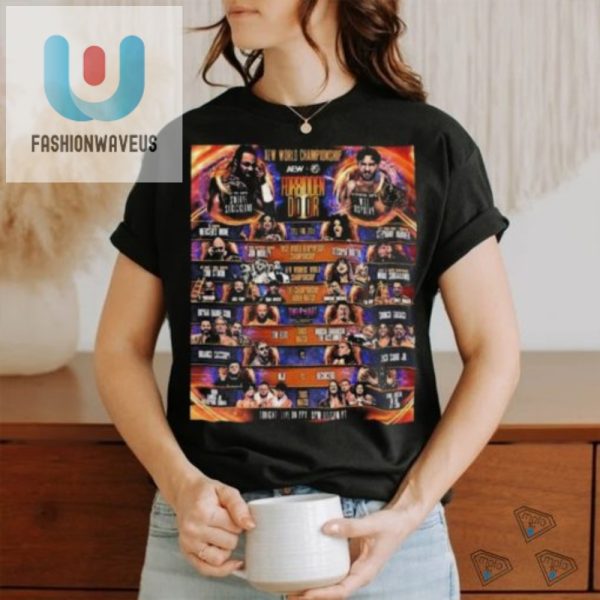 Aew Forbidden Door Ppv Shirt Hilariously Unisex fashionwaveus 1