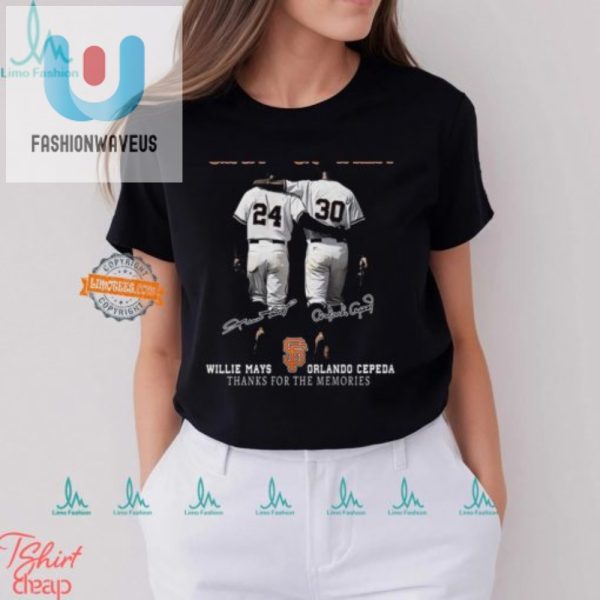 Giant Gunner Mays Cepeda Funny Memory Tshirt Collectors Item fashionwaveus 1