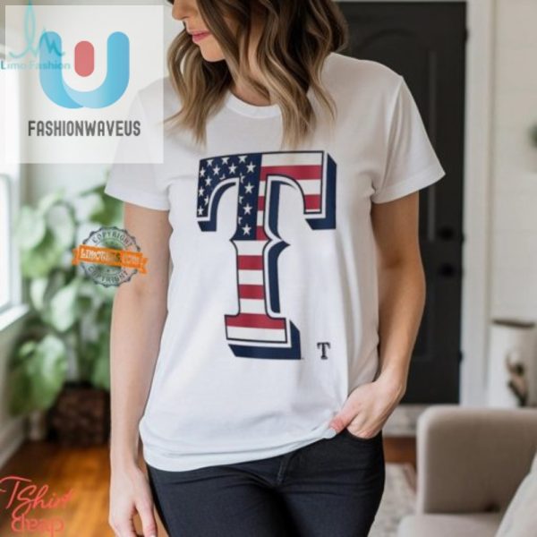 Patriotic Texas Rangers Tshirt Stars Stripes And Smiles fashionwaveus 1 2