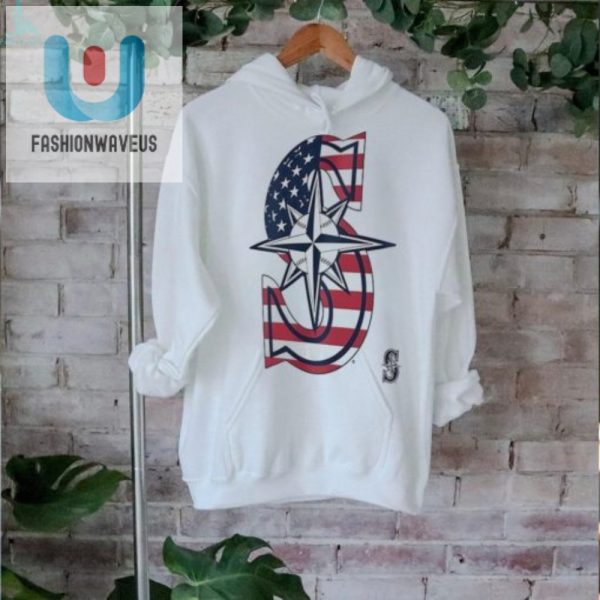 Hit A Home Run In Style Mariners S Usa Flag Shirt fashionwaveus 1 2