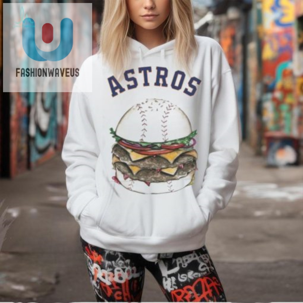Grill N Thrill Official Houston Astros Burger Tee