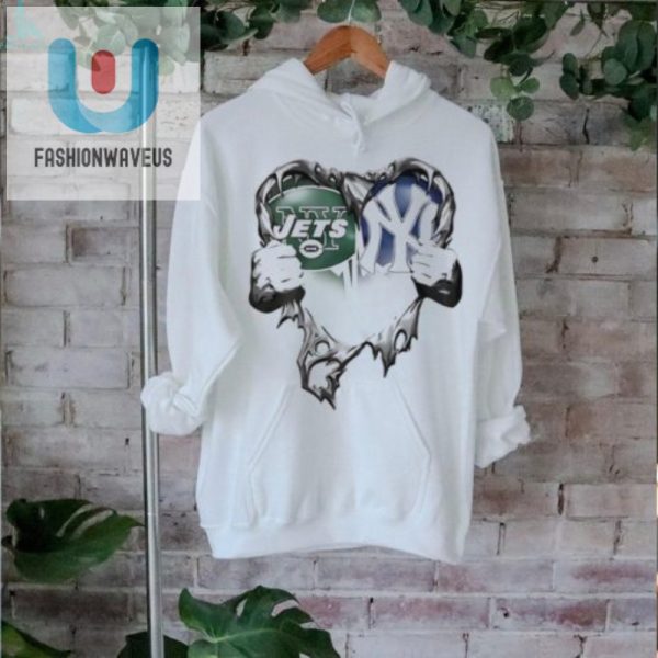 Jets Yankees Love Hilarious Heart Shirt For Fans fashionwaveus 1 2