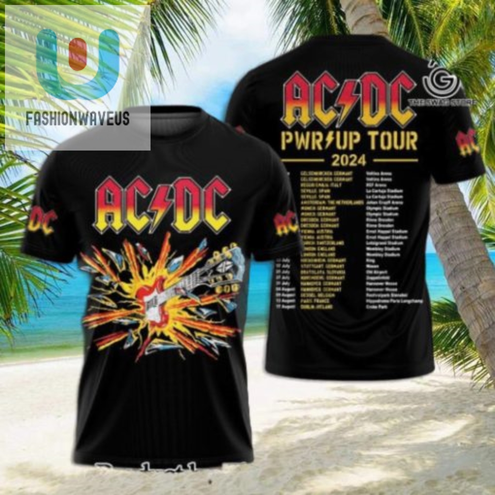 Rock N Roll In Style Acdc Shirt 3691  Electrifying Fun