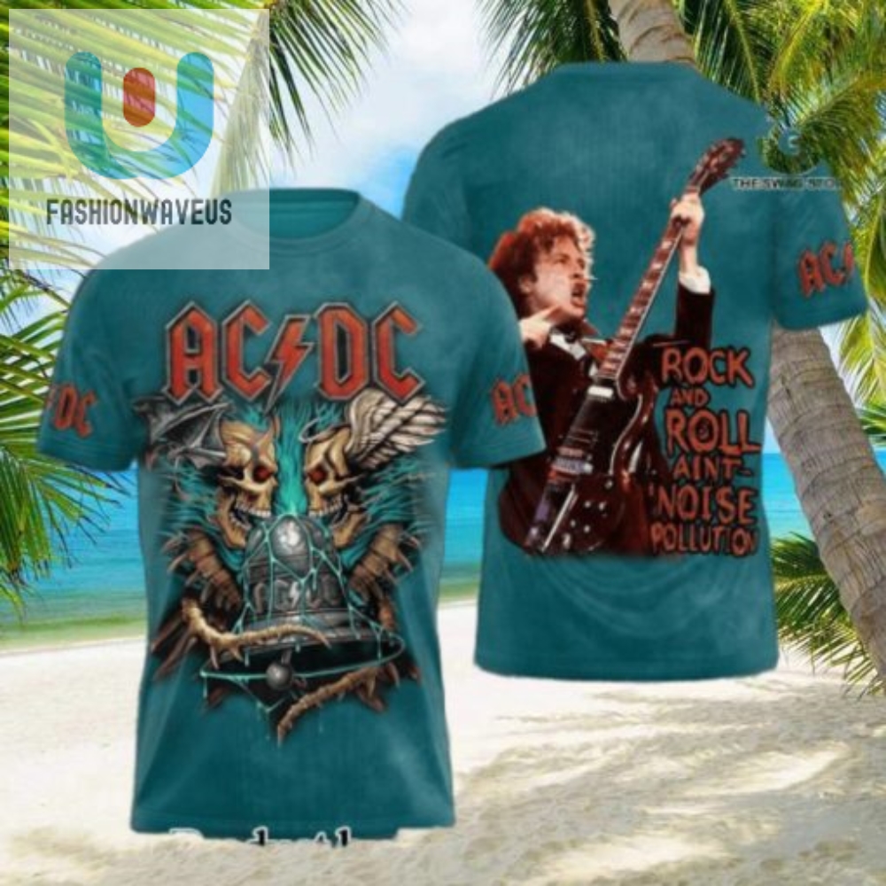 Rock On In Style Hilarious Ac Dc All Over Print Shirt