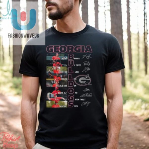 Rock 2024 Bulldogs Lineup Tee Woof With Laughter fashionwaveus 1