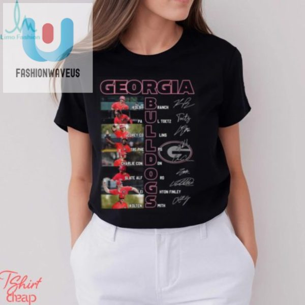 Rock 2024 Bulldogs Lineup Tee Woof With Laughter fashionwaveus 1 1