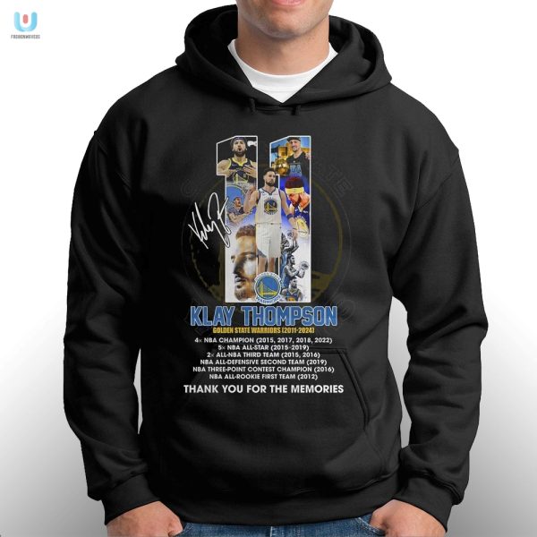 Klay Memories Tee Golden States 11 Thank You Laughs fashionwaveus 1 2