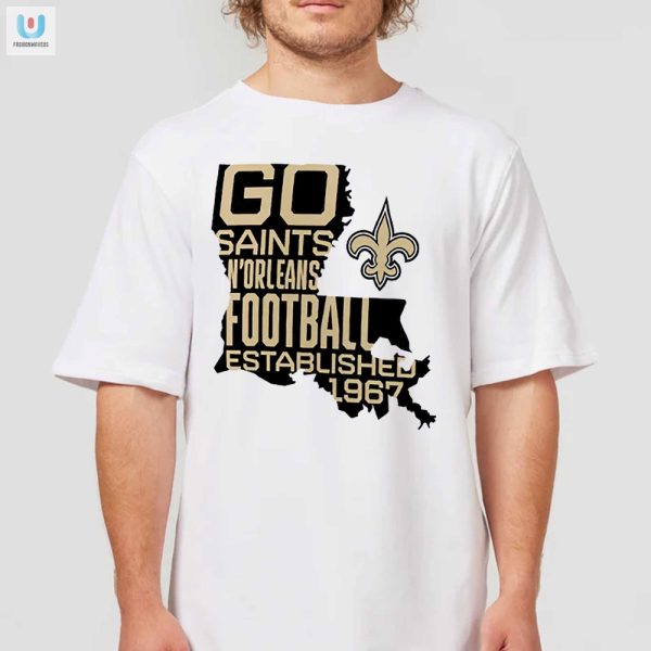 Geaux Crazy Saints Hot Shot Tee Fanatics Musthave fashionwaveus 1