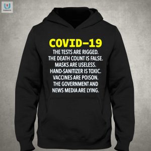 Funny Covid Shirt Fake Tests Death Count Hoax Tee fashionwaveus 1 2