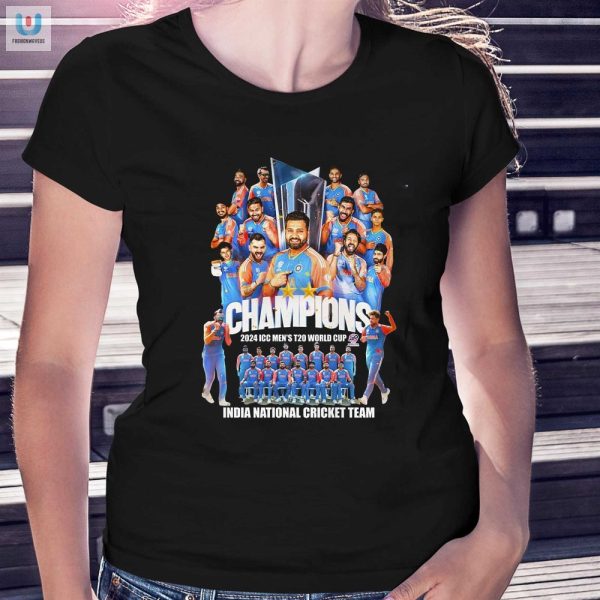 Hit A Six In Style 2024 Icc T20 Champs India Tee fashionwaveus 1 1