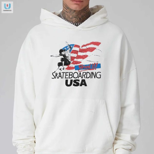 Shred Usa Hilarious Skateboarding Shirt For Bold Riders fashionwaveus 1 2