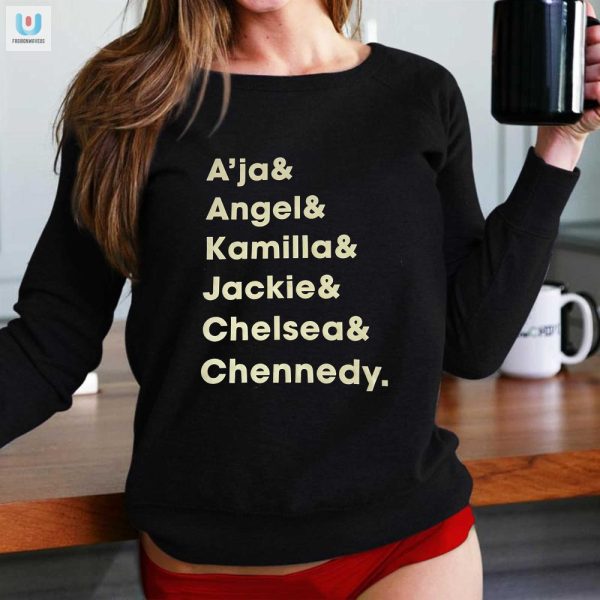 Get Lit With Aja Angel Kamilla Jackie Chelsea Chennedy Tee fashionwaveus 1 1