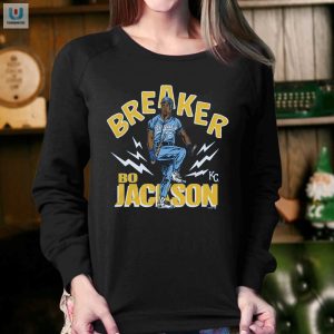 Score Big Laughs Kc Royals Bo Jackson Breaker Shirt fashionwaveus 1 3