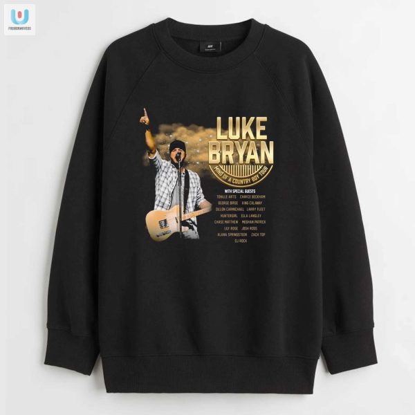 Get Your Laughs Luke Bryans Witty Country Boy Tour Tee fashionwaveus 1 3