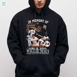 Farewell Say Hey Kid Comical Willie Mays Tribute Tee fashionwaveus 1 2