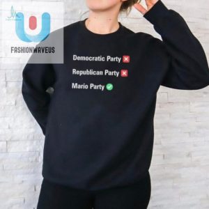 Vote For Fun Political Mario Party Tshirt Unique Hilarious fashionwaveus 1 2