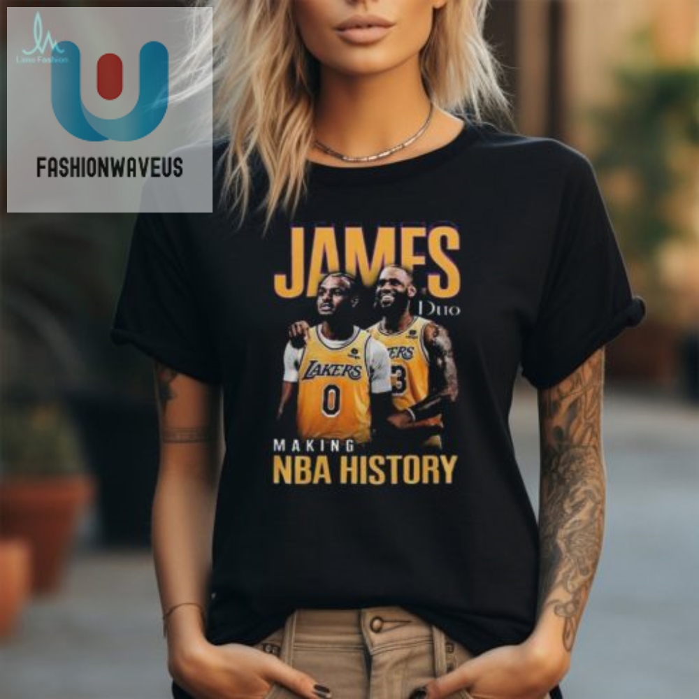 Lebron  Bronny Rule Nyc Nba Historic Commemorative Tee