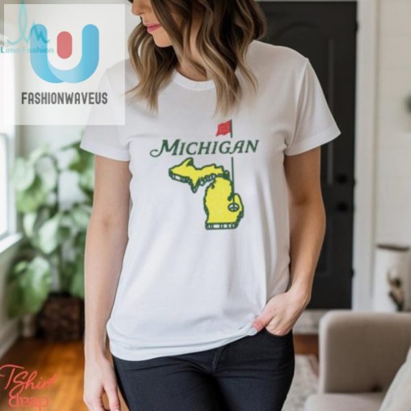 Michigan Golf Shirt Swing In Style Unisex Hilariously Cool fashionwaveus 1