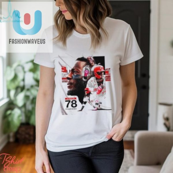 Catch Ellys 78 Stolen Bases Reds Fun Tee fashionwaveus 1