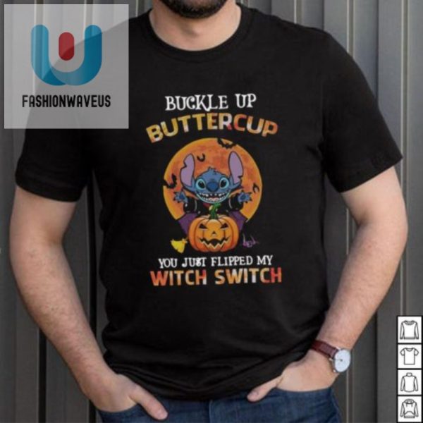 Funny Halloween Stitch Shirt Flipped My Witch Switch Tee fashionwaveus 1