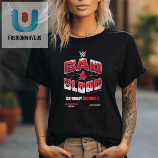 Rock Wwe Bad Blood Shirt Saturday Night Atl Humor fashionwaveus 1 1