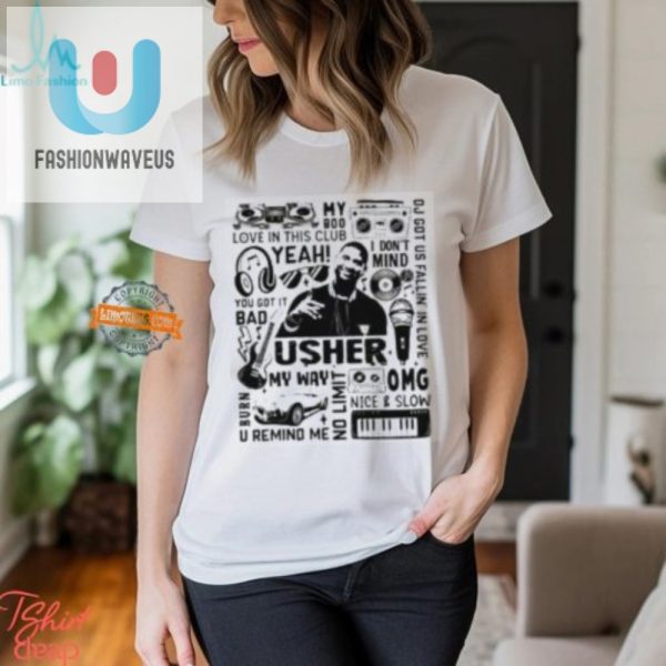 Rock The Usher Look Hilarious Unisex Pop Tee fashionwaveus 1