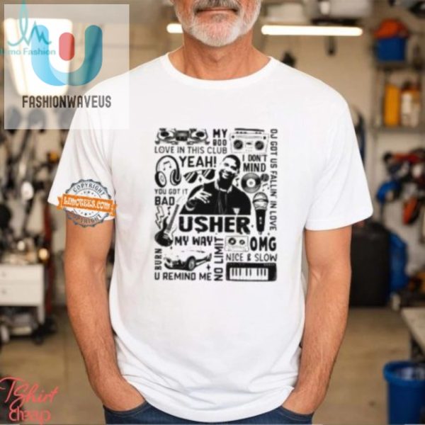 Rock The Usher Look Hilarious Unisex Pop Tee fashionwaveus 1 3