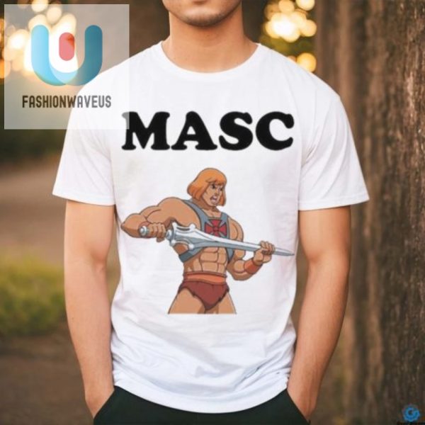 Lolworthy Sacha Coward Masc Heman Cartoon Tee fashionwaveus 1