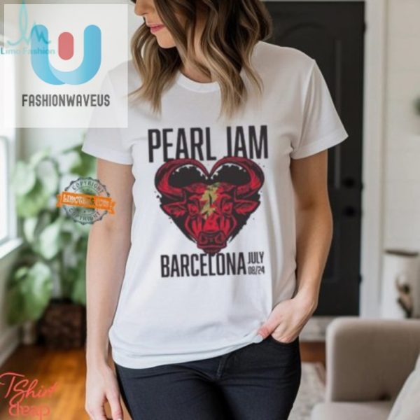 Rock Barcelona Funny Pearl Jam Buffalo Head Tshirt 2024 fashionwaveus 1